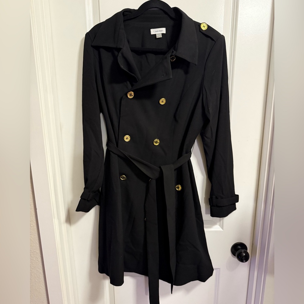 Calvin Klein trench coat size 14
